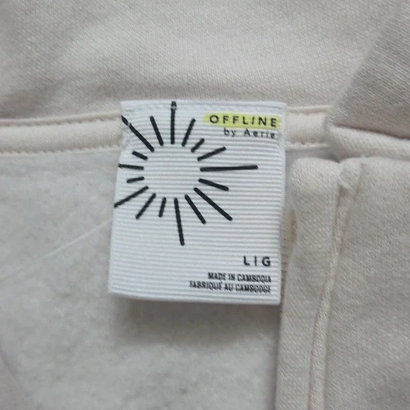 OFFLINE BY AERIE QUARTER ZIP CLOUD FLEECE SWEATSHIRT - Picture 2 of 6